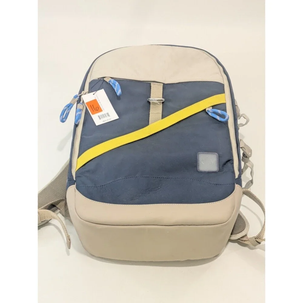 Kelly Moore Organizer Camera Backpack Nylon Blue 19” Length